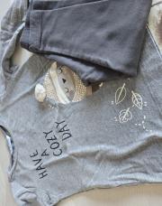 Ensemble leggins gris 98 cm 