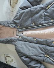 Veste chaude grise 92 cm
