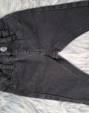 Jeans noir 0/6 mois