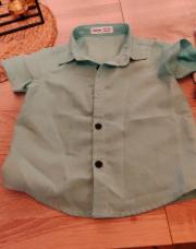 Chemise verte 2/3 ans 