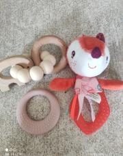 Lot de 3 hochets 