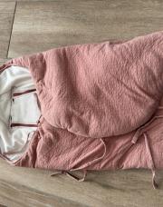 Chancelière nid d’ange bemini vieux rose
