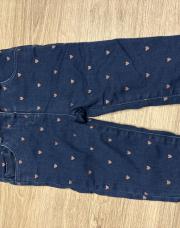 Pantalon jean à cœurs orchestra 12m 