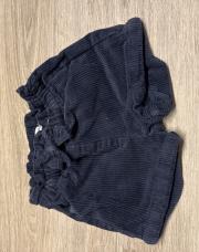 Short en velouté côtelé bleu marine vertbaudet 74cm