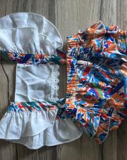 Salopette multicolore 