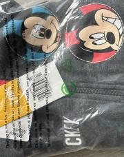 Gilet zippe Mickey 3 ans gris foncé 