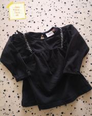 T-shirt noir zara 74