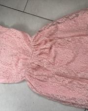 Robe rose dentelle 134/140