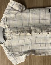 Chemise à carreau taille 68cm