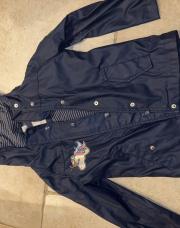 Veste bleu foncé cheval 4-6 ans