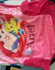 Maillot de bain Arielle rose 6 ans
