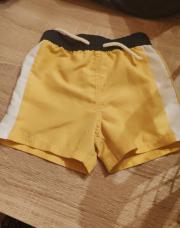 Short plage jaune 18-24 mois