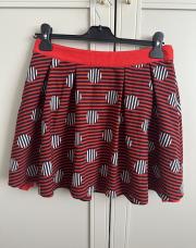 Jupe MJ rouge-noir 12 ans