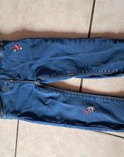 Jeans fleur 24mois