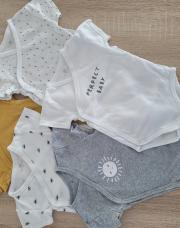 Lot de 5 bodies - T74 12 mois