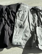 Lot 2 shorts noir/gris 3 ans 