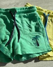 Lot 2 shorts vert/jaune 3 ans TAO