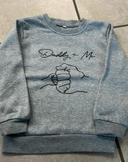 Pull gris T.100 