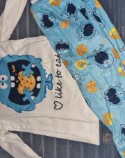 Pyjama monstre bleu 3 ans 