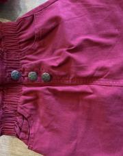 Jupe en jeans bordeau 3 ans 