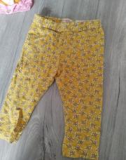 Legging jaune taille 12 mois 