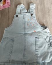 Robe en jeans avec un chat taille 12 mois 