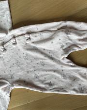 Pyjama tape à l’œil 3 mois rose avec lapin et noeuds 