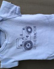Body in extenso bleu 62 cm 