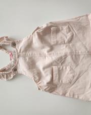 Chasuble rose poudré avec poches devant - Okaidi - taille 6 mois