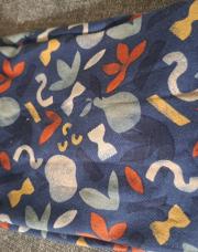 Robe bleu avec dessin 9 mois