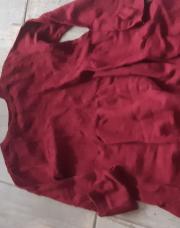 Robe bordeaux laine