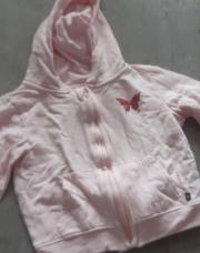 Gilet rose papillon