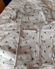 T-shirt blanc Skieur TAO 14 ans