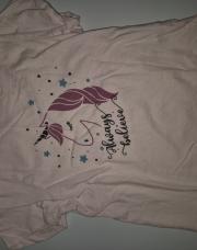 T-shirt rose licorne 
