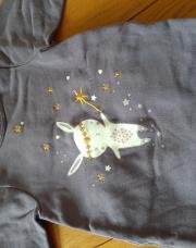 pyjama chaud mauve 9M