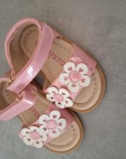 Sandales Bristol 20 NEUVES fleurs rose