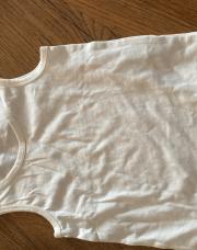 Débardeur blanc unis 
