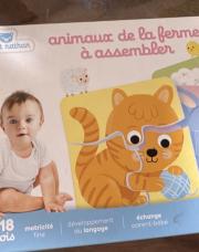 Jeu animaux à assembler