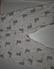 Pantalon blanc/ chat 2A