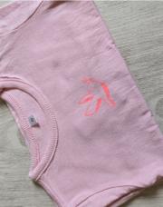 T shirt T62 rose oiseau