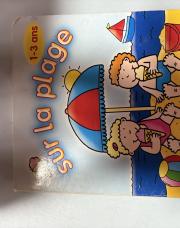 Livre imagier sur la plage 