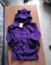 T74cm , peignoir NEUF , Name It , valeur 30€, 6-9 mois, chat mauve 