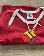 body rouge petit bateau