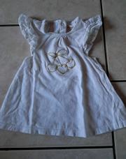 T-shirt blanc cerise orchestra 80