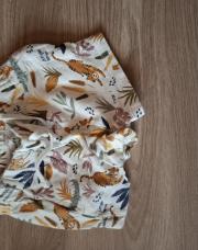 Short blanc lion jungle 80