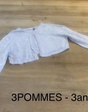 Gilet 3POMMES  3ans