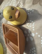 Jeu bain bébé canard + bateau