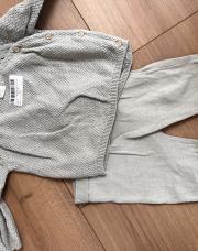 Ensemble H&M vert d’eau 4-6 mois 