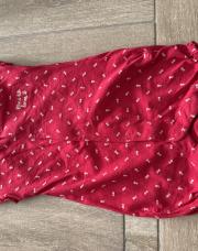Combi short obaibi 74cm rouge 