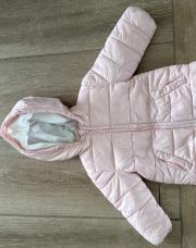 Manteau rose baby club 74cm